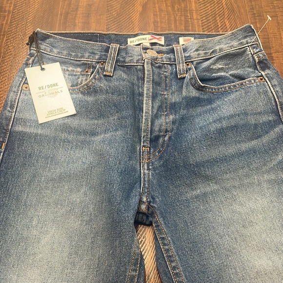 REDONE Originals High Rise Ankle Crop Jeans - Picture 8 of 10